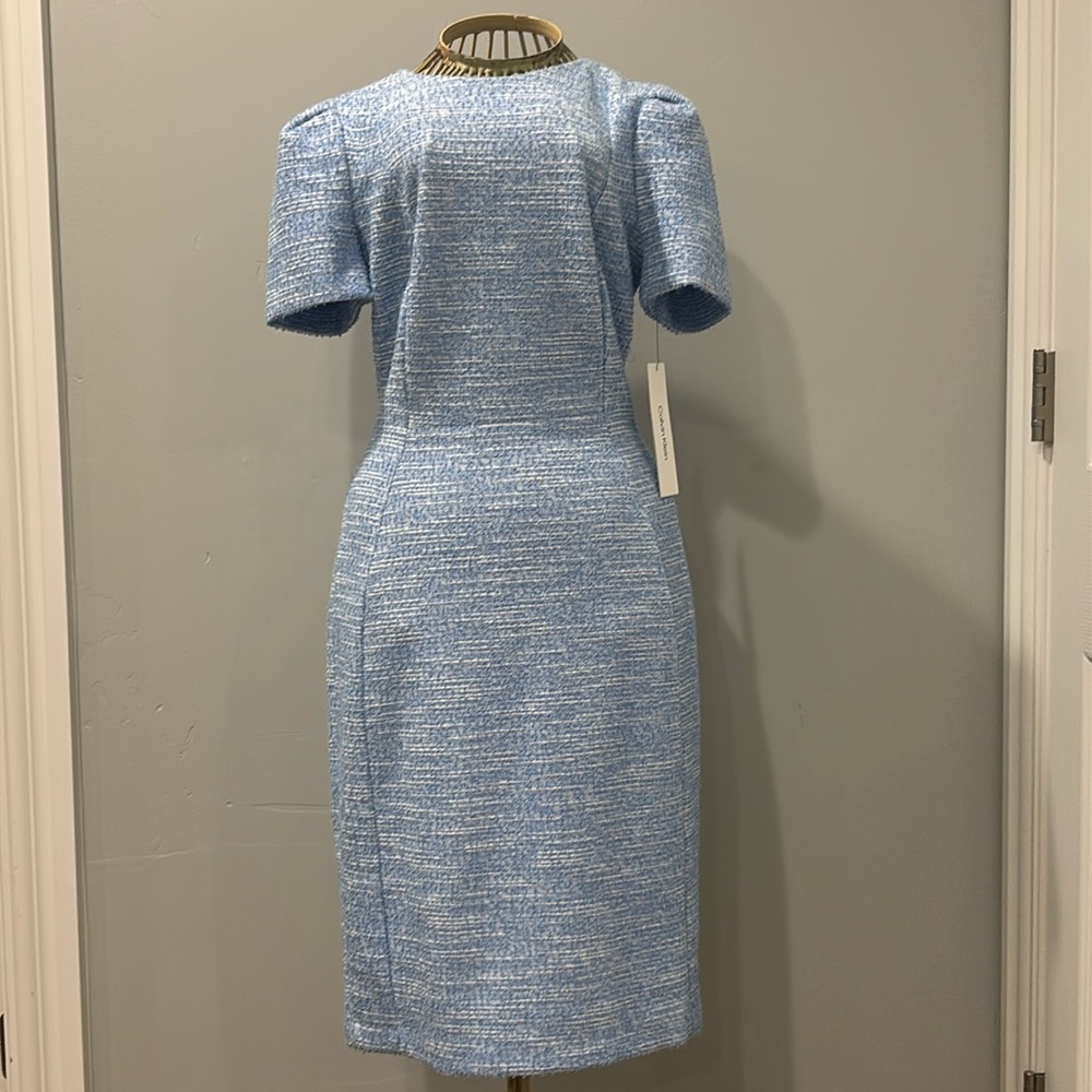 New Calvin Klein Blue Midi Dress size 4